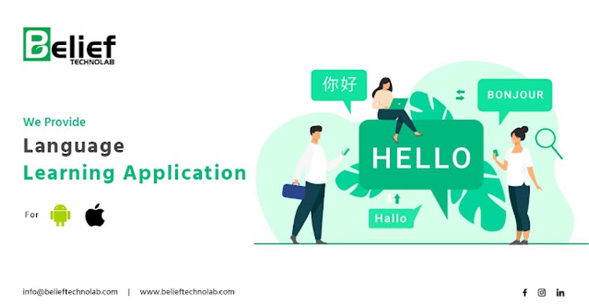 We Provide Language Learning Application